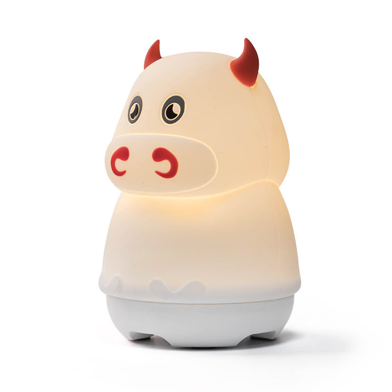 Colorful Silicone Night Light USB Charging Audio Cartoon Creative Decompression Gift