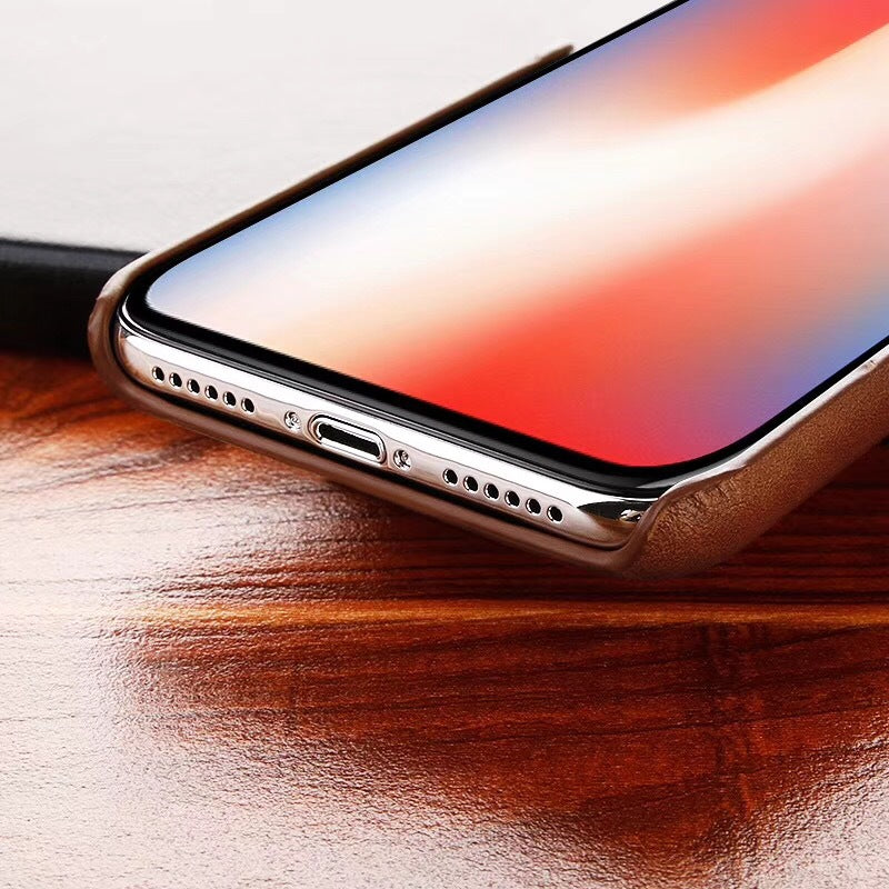 PU leather phone back cover