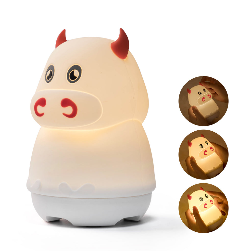 Colorful Silicone Night Light USB Charging Audio Cartoon Creative Decompression Gift