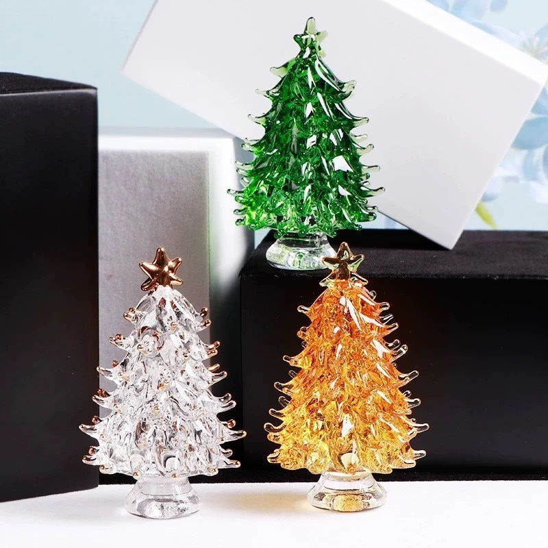 Crystal Christmas Tree Ornament Home Decor Peace Tree
